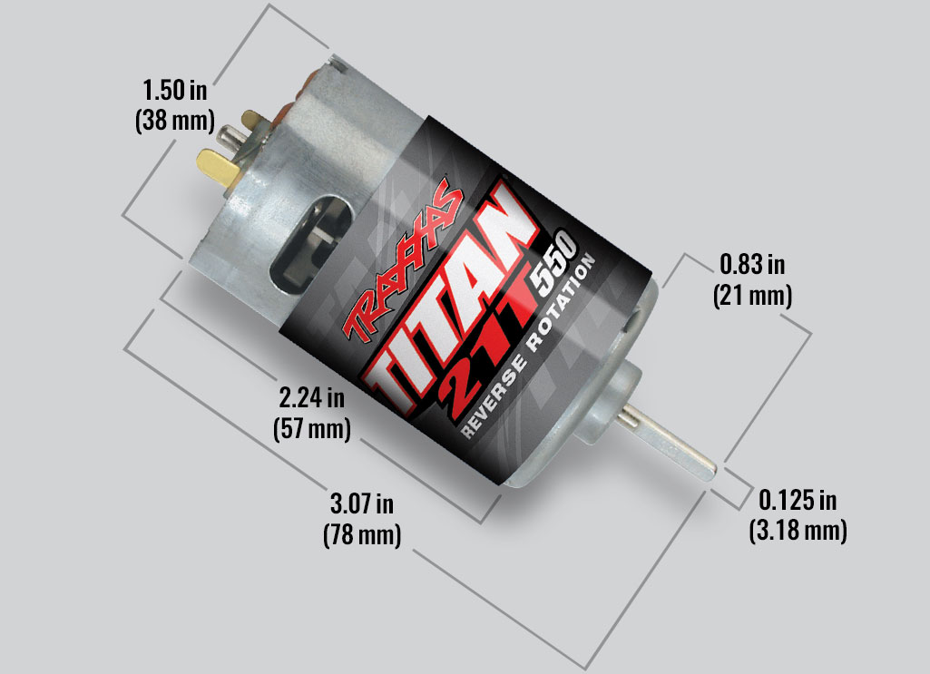 Eigenschaften des Titans 21T 550 Motor:Titan 21T 550 Motor Eigenschaften des Titans 21T 550 Motor
