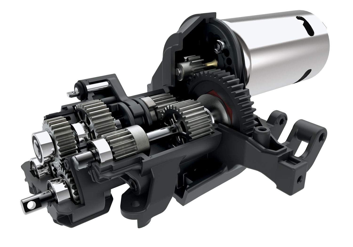 Getriebe mit hoher/niedriger Reichweite