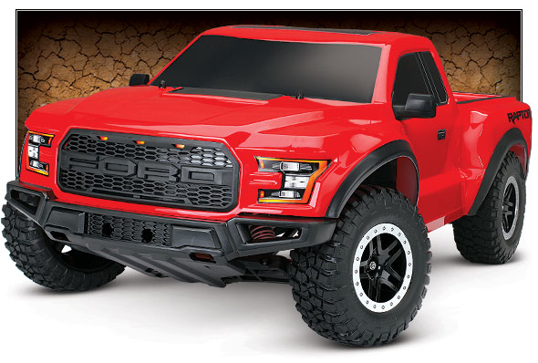 Ford F-150 Raptor (#58094-1) Vordere Dreiviertelansicht (Rot)Ford F-150 Raptor (#58094-1)