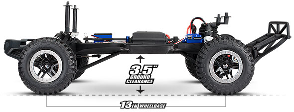 Ford F-150 Raptor (#58094-1) Fahrgestell (Bodenfreiheit)