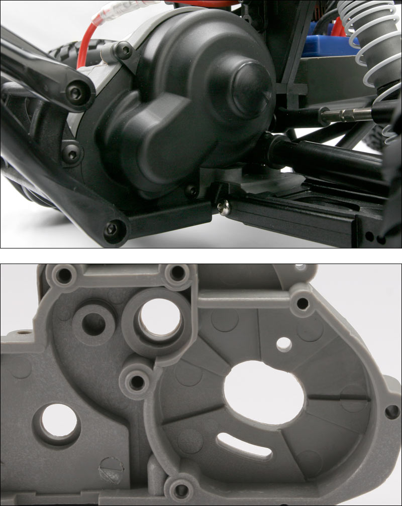 Motorhalterung mit integrierten Kühlkanälen (für Slash)Motorhalterung mit integrierten Kühlkanälen (für Slash)