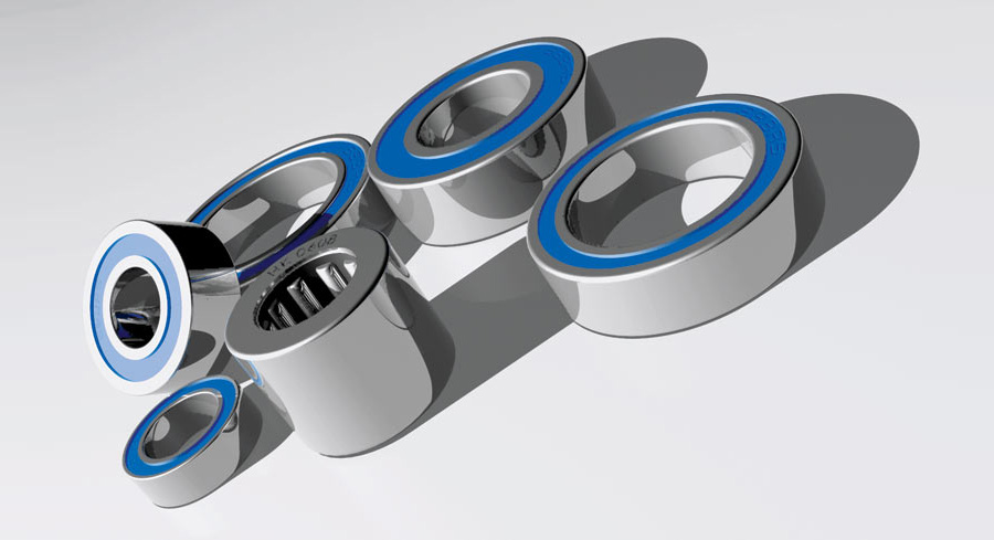 Gummigedichtete Kugellager