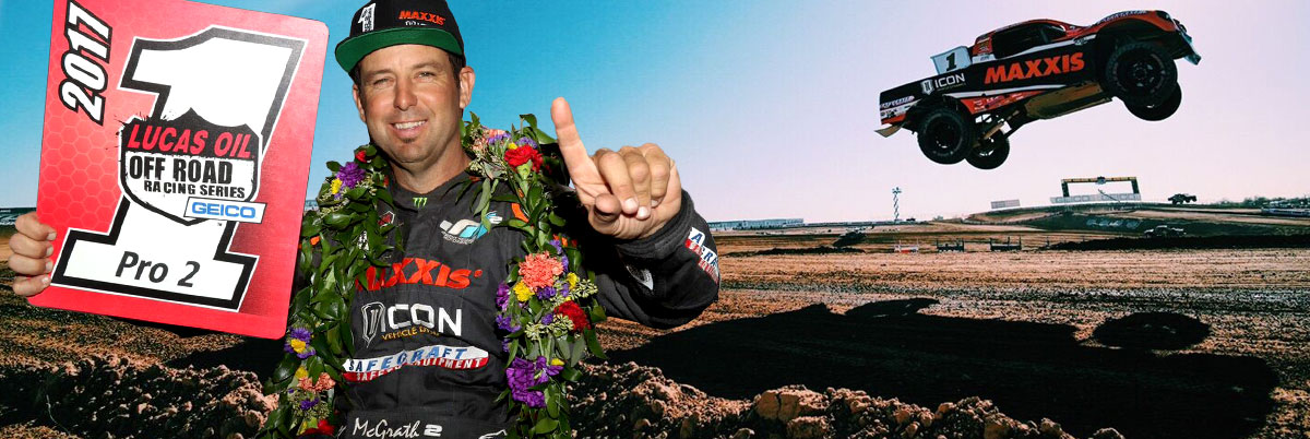 Jeremy McGrath gewinnt die LOORRS Pro 2-Meisterschaft