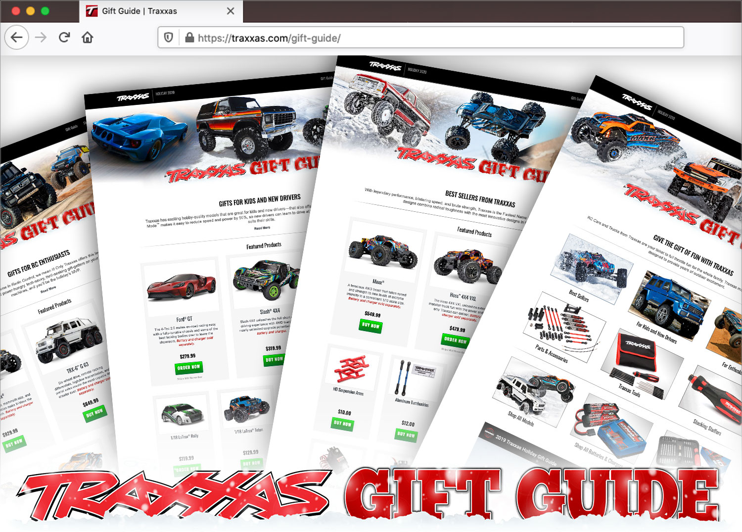 Traxxas Geschenk-Guide-Seite