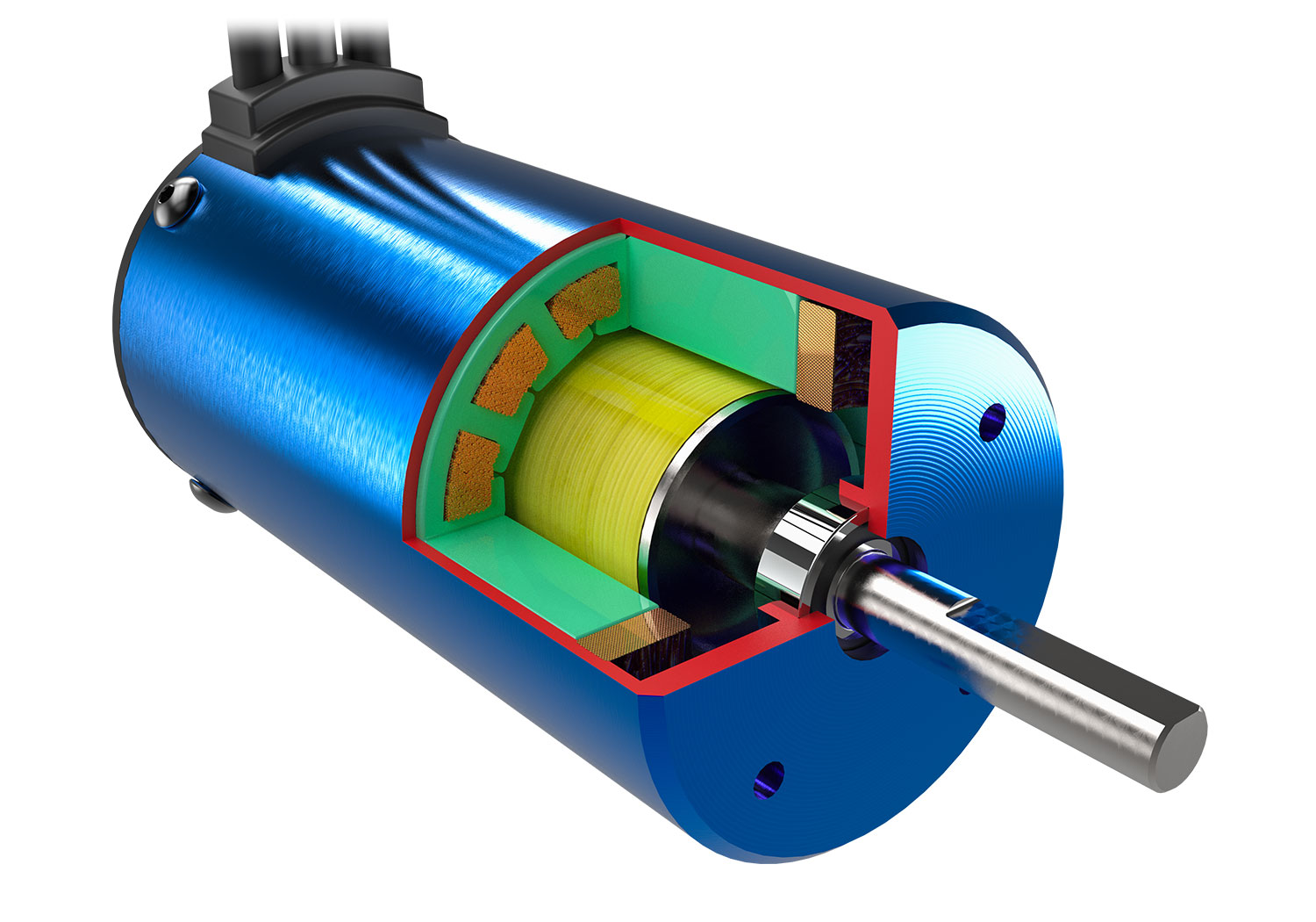 540XL Motor cutaway