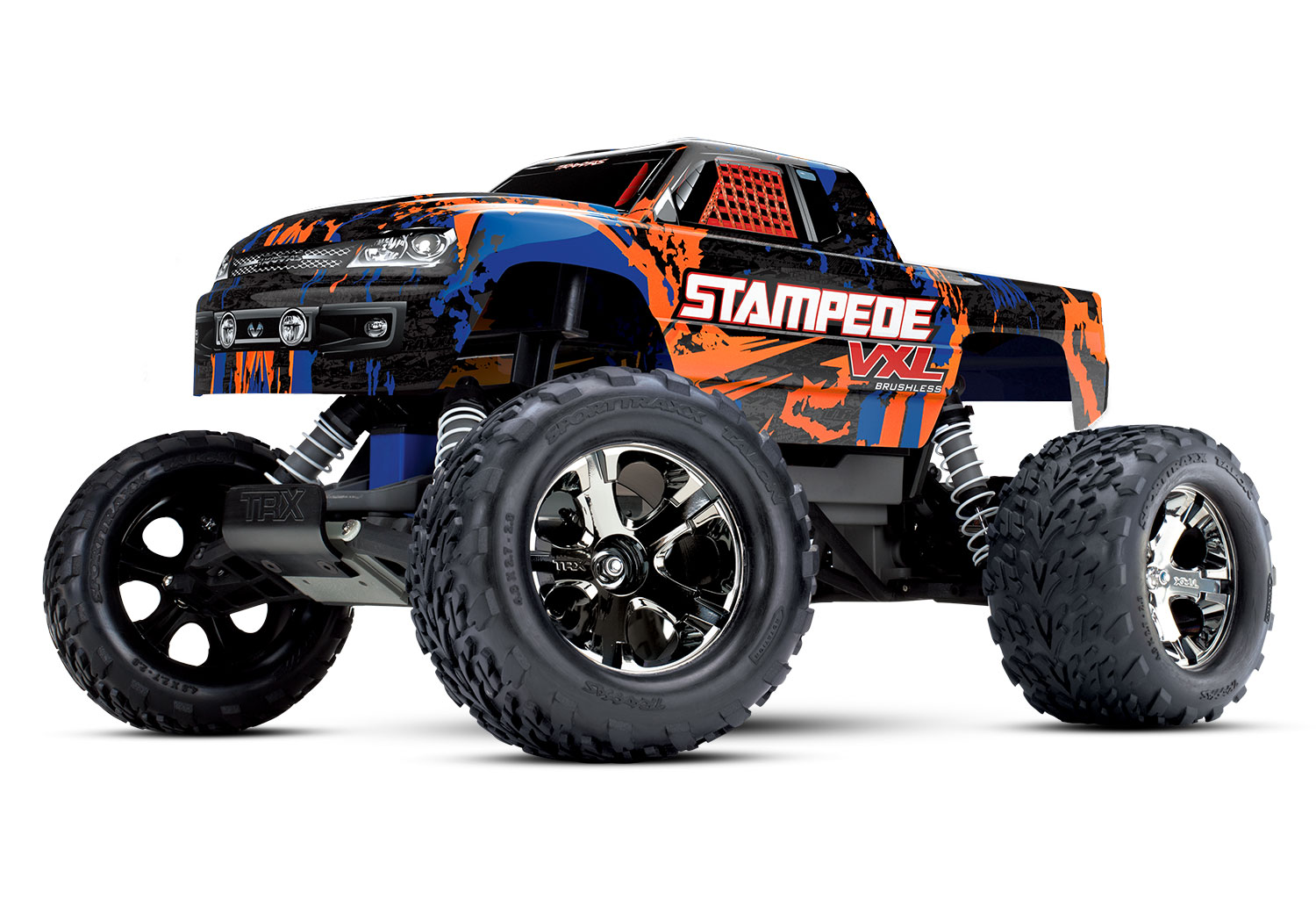 Neuer orangefarbener Stampede VXL