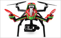 Roter und grüner Traxxas Aton Quadcopter