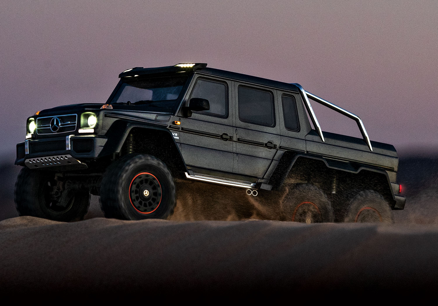 Traxxas TRX-6 mit Mercedes-Benz G 63 AMG 6x6 Schwarz