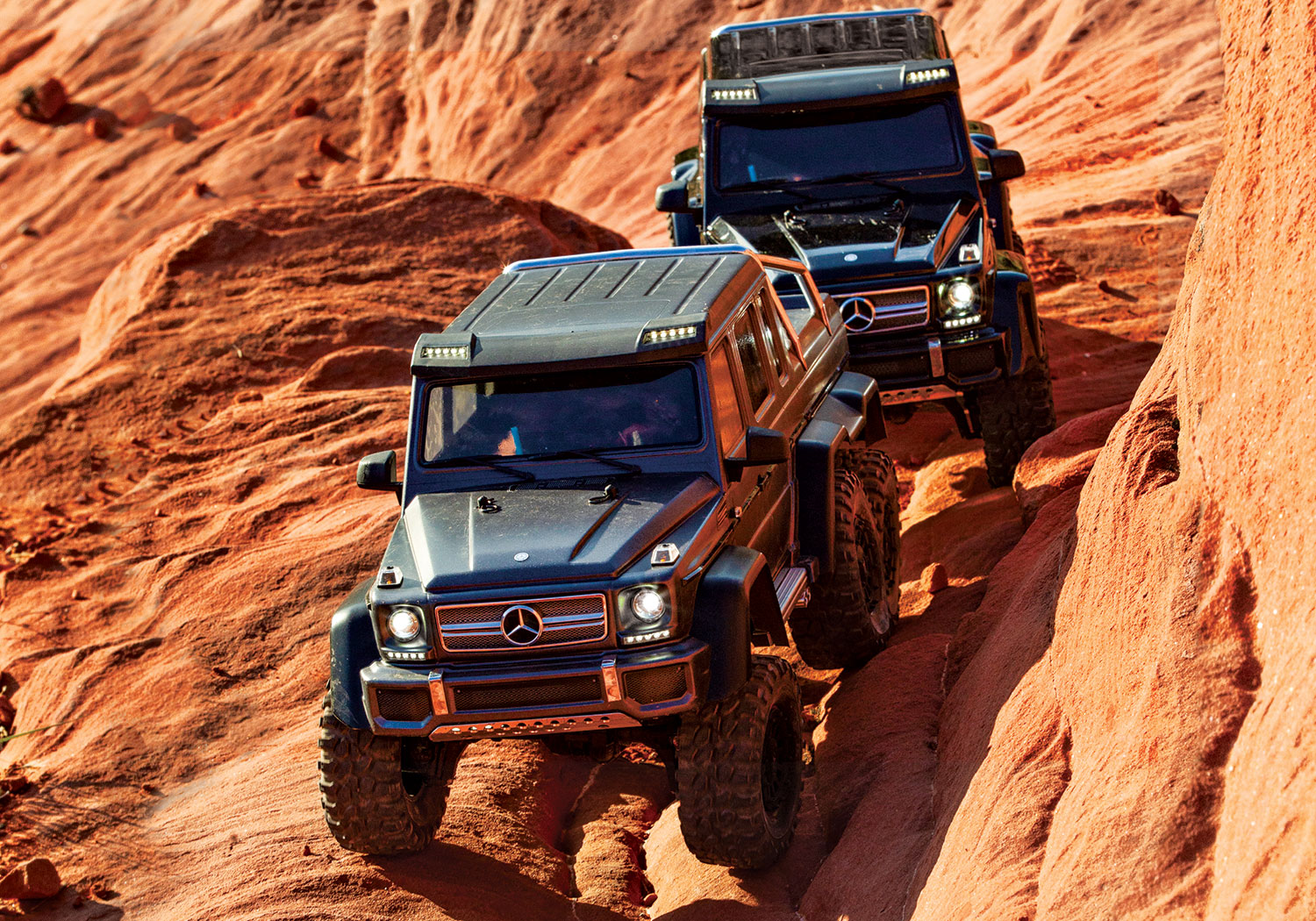 TRX-6 mit Mercedes-Benz G 63 AMG 6x6 Canyon Trail