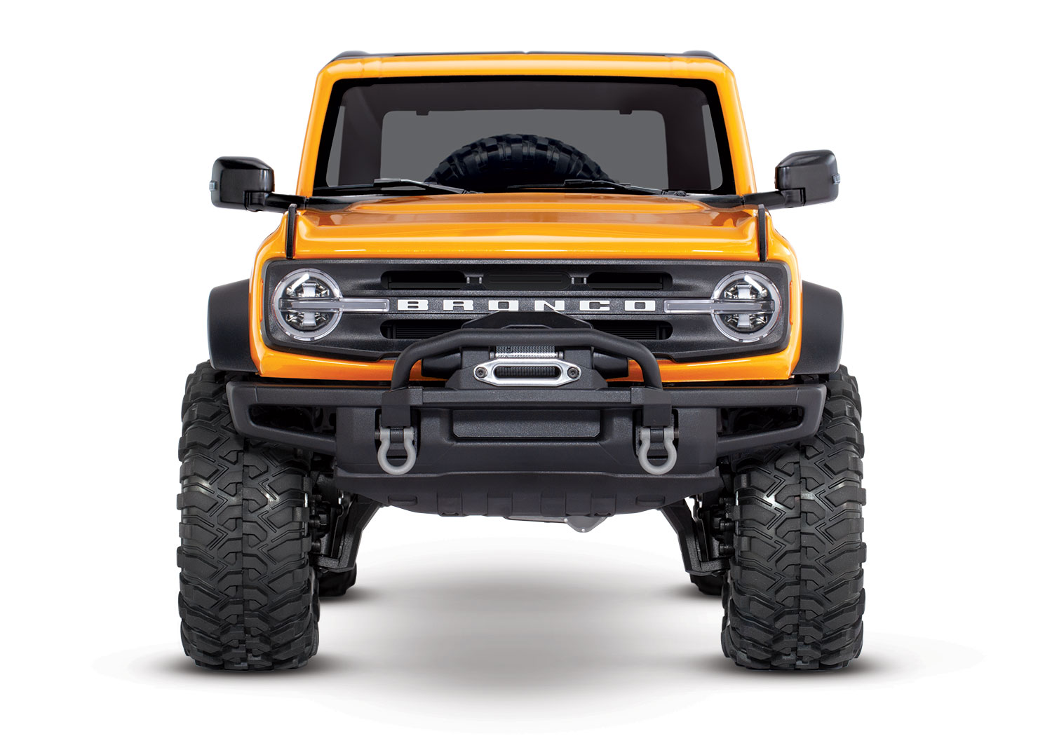 Orange TRX-4 2021 Ford Bronco Frontansicht