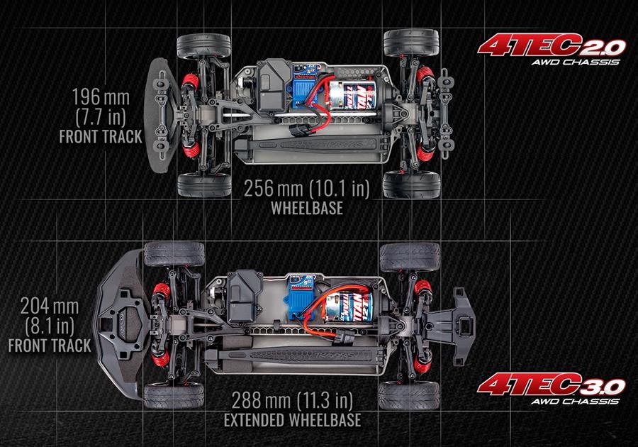 Größeres 4-Tec 3.0 Chassis