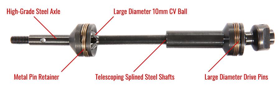 Hoss Extreme Heavy-Duty Stahl-Antriebswellen in der Übersicht