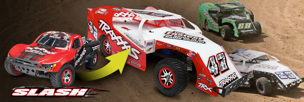 Verwandeln Sie Ihren Slash in einen wilden Dirt-Oval-Racer - Traxxas News Verwandeln Sie Ihren Slash in einen wilden Dirt-Oval-Racer