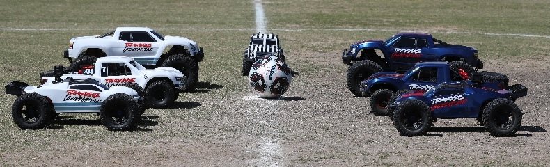 Beobachten Sie die Traxxas Underground Crew bei einem freundschaftlichen RC-Fußballspiel - Traxxas News Beobachten Sie die Traxxas Underground Crew bei einem freundschaftlichen RC-Fußballspiel