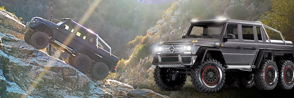 Mit dem Mercedes-Benz G 63 AMG 6x6 unter allen Bedingungen unterwegs - Traxxas News Mit dem Mercedes-Benz G 63 AMG 6x6 unter allen Bedingungen unterwegs