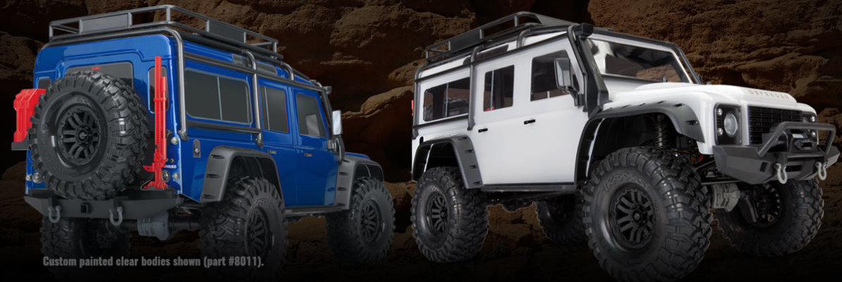 Individualisieren Sie Ihren TRX-4 mit einer klaren oder vorlackierten Karosserie... - Traxxas News Individualisieren Sie Ihren TRX-4 mit einer klaren oder vorlackierten Karosserie...