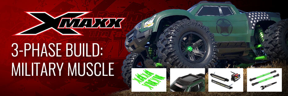 Der X-Maxx erhält ein Upgrade im Army-Stil - Traxxas News Der X-Maxx erhält ein Upgrade im Army-Stil