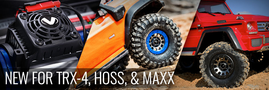 Sehen Sie die neuesten Felgen und Reifen für TRX-4, Hoss Kühlung Zubehör, und mehr! - Traxxas News Sehen Sie die neuesten Felgen und Reifen für TRX-4, Hoss Kühlung Zubehör, und mehr!