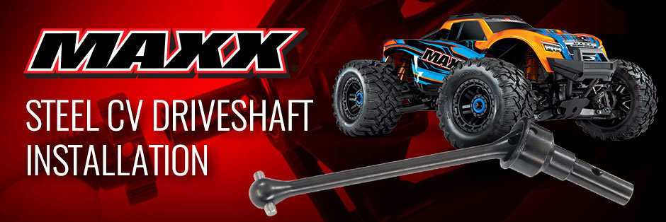 Rüsten Sie Ihren Maxx mit den härtesten verfügbaren Stahl-Antriebswellen auf - Traxxas News Rüsten Sie Ihren Maxx mit den härtesten verfügbaren Stahl-Antriebswellen auf