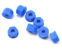 Nylon Nuts 8-32 (Neon Blue)