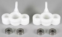 T/E-Maxx 1.5, 2.5 &amp; Associated MGT Steering Knuckles - White