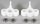 RPM80031 T/E-Maxx 1.5, 2.5 & Associated MGT Steering Knuckles - White