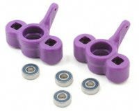 T/E-Maxx 1.5, 2.5 &amp; Associated MGT Steering Knuckles - Purpl