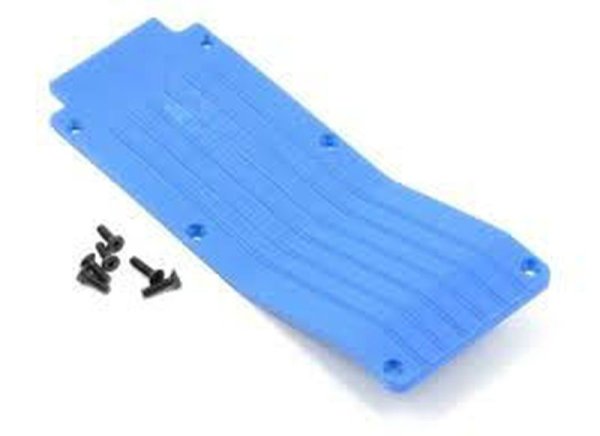 T/E-Maxx 1.5 / 2.5 Center Skid/Wear Plate (Blue)