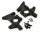 RPM81062 T-Maxx & E-Maxx (all versions) Front Bulkheads - Black