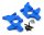 RPM81075 T-Maxx & E-Maxx (all versions) Rear Bulkheads - Blue