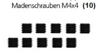 DF6463* 6463 | Madenschrauben M4x4 (6) BasicLine