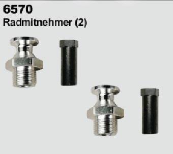 Karosserieklammern - R5 - für 5mm Halter - Schwarz (10 Stk.)