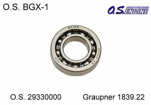 O.S. 29330000 Rear Bearing BGX-1(3500) Hinters Kugellager Graupner 1839.22