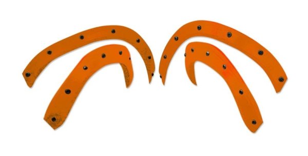 SLVR TMR Fender Flares orange (inkl. Schrauben)