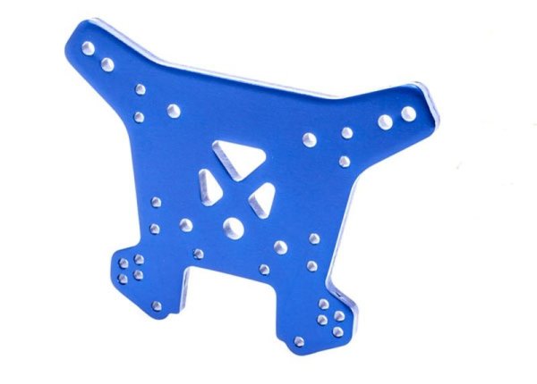 Dämpferbrücke hinten 6061-T6 Aluminium blau