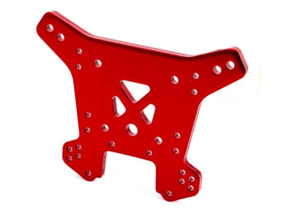 Dämpferbrücke hinten 6061-T6 Aluminium rot