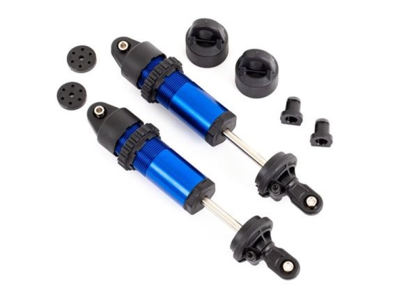 GT-Maxx Dämpfer Aluminium blau vorne (2)