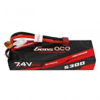 Gens ace 5300mAh 7.4V 2S1P 60C car Lipo Battery Pack...