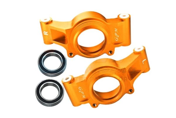 Aluminium Radträger Set hinten oversized orange