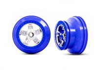 Felge SCT Chrom Beadlock-Style blau 3.0/2.2 (2) 2WD vo...