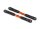 TRX9547T Sturz-Spurstange 7075-T6 Alu orange 117mm vorne (2)