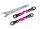 TRX2443P Sturz-Spurstange 7075-T6 Alu pink 56mm hinten l/r