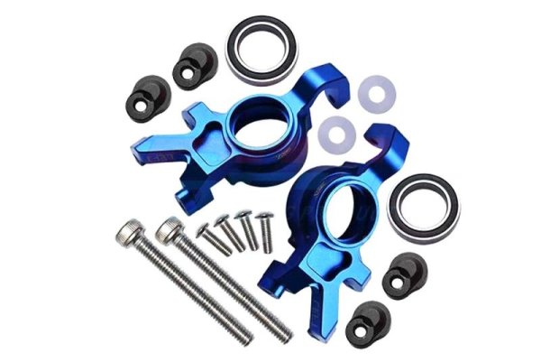 SLVR Aluminium Lenkhebel Set vorne oversized blau