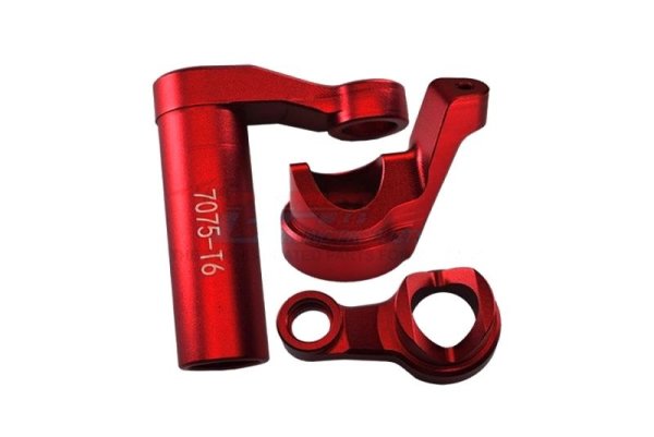 Aluminium 7075-T6 Lenkungsteile rot