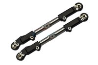 ALUMINUM+STAINLESS STEEL FRONT UPPER ARM TIE ROD -2PC SET...