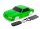 TRX9421G Karosserie Ford Mustang Fox grün mit Anbauteile