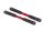 TRX9549R Vorspurstange 7075-T6 Alu rot 120mm vorne (2)