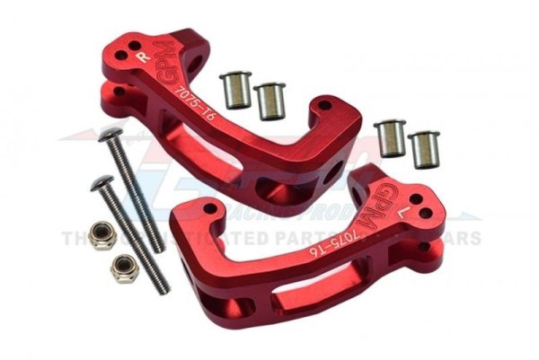 Aluminium 7075-T6 C-Hubs vorne rot