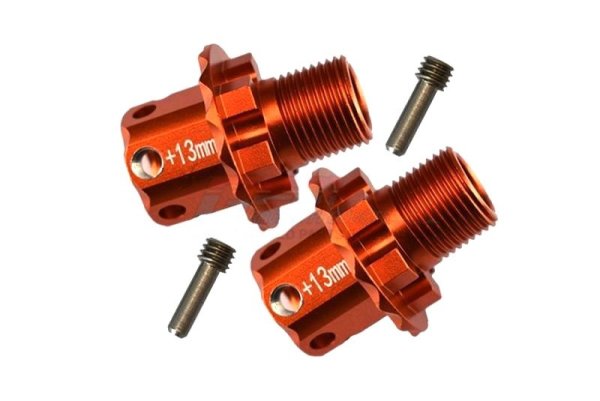 Aluminium Hex-Adapter 13mm orange