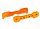 TRX9527T Querlenkerhalter vorne 6061-T6 Aluminium orange